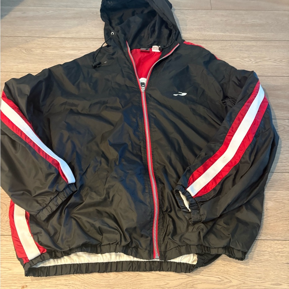 Prospirit Black and Red Windbreaker